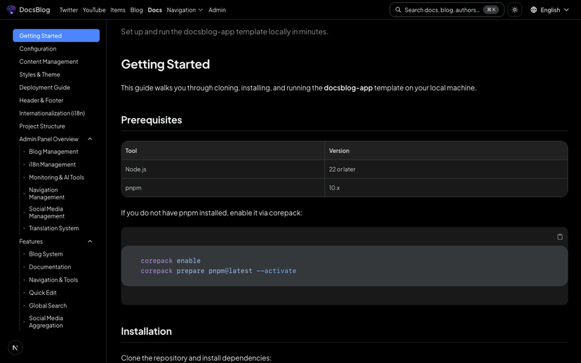 Blog & docs from one codebase
